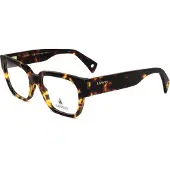 Lanvin LNV2601 52/18/140 Tummanruskea Acetat Naisille LNV2601