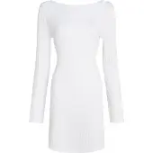 Karl Lagerfeld Rantamekko ' Mini-Strandkleid mit Struktur und Perlen ' kerma
