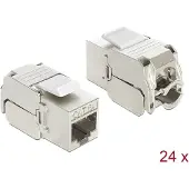DeLOCK RJ45/LSA Cat.6A, Metallinen, RJ45, LSA Cat.6A, Cat6a, ISO/IEC 11801 2.2, EN 50173-1:2011, EN 60603-7-51, Cat.6A of ANSI/TIA 568-C.2, TIA-568A/B (86405)