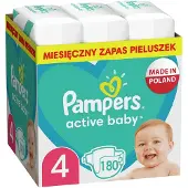Pampers Active Baby Monthly Pack Boy/Girl 4 180 kpl
