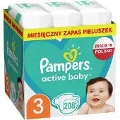 Pampers ABD Monthly Box S3 208 kpl