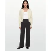 Gina Tricot Shaped Knitted Cardigan - Cream - L