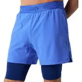 Björn Borg Men's Borg 2 In 1 Shorts Amparo Blue Urheilushortsit L