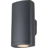 Kanlux S.A. Zevi EL 2xGU10 julkisivuvalaisin IP54 musta
