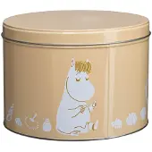 Martinex - Muumi Pinottava peltipurkki Niiskuneiti 1,5 L Keltainen