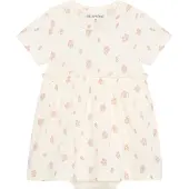 Minymo Body Dress Ss Aop - Cream - 80