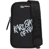 Karl lagerfeld JEANS Tietokonelaukku ' KARL QUOTE PHONE ' musta