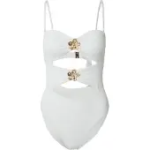 Hunkemoller Crinkle Bandeau Hl Bs - White - M