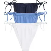 The Set Bikinihousut kuninkaallisen sininen / tummansininen / valkoinen