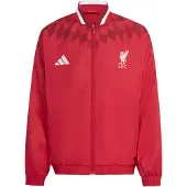 Adidas Urheilutakki 'FC Liverpool Stadium' punainen / viininpunainen / valkoinen