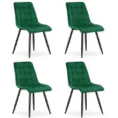 Hobby Hall 4 ruokatuolin sarja Split, 88x46x40 cm, vihreä