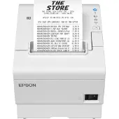 Epson TM-T88VII (111): USB, Eth, Serial, PS, Buzz, White, Thermal, Maksupäätetulostin, 180 x 180 DPI, 500 mm/s, 1,41 x 3,39 mm, Teksti, Kuva, Viivakoo (C31CJ57111)