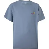 Carhartt WIP American Script T-Paita shady blue Koko M