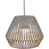 Newgarden Conta LED-riippuvalaisin, ladattava, taupe Conta, himmennettävä, Alumiini/harmaa/sinkki, Synteettinen materiaali, Moderni
