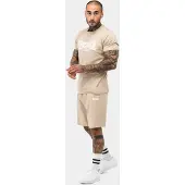 Lonsdale Juoksupuku beige / valkoinen