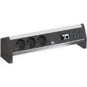 Bachmann Power strip 3 sockets silver (339.1006)