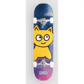 Meow Skateboards Big Cat Galaxy 7.5" Complete purple Koko Uni