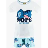 Disney Stitch Pyjama, Valkoinen, 98-104