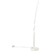 TRIO Ginko LED lattiavalaisin 110cm 4000K 19W mattavalkoinen