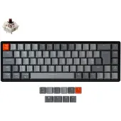Keychron K6 65% -langaton mekaaninen ergonominen näppäimistö, Gateron Brown, musta