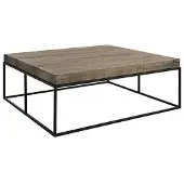 Artwood Sohvapöytä Carlisle 100x100 cm silver black