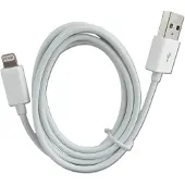 2GO 794888, 1 m, Lightning, USB B, Uros, Uros, Valkoinen