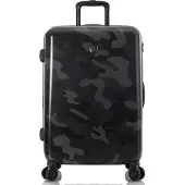 Heys Black Camo 4-pyöräinen vetolaukku M 66 cm Laajennettava Musta