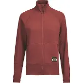 Lundhags Women's Tived Merino Full Zip Rosewood Välikerrospuserot L