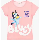 Bluey T-paita, Vaaleanpunainen, 98-104