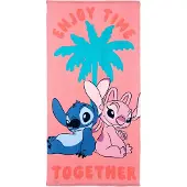 Disney Stitch Rantapyyhe, Vaaleanpunainen