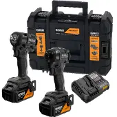 DeWalt Työkalusarja DCK2224MP2T; 18 V; 2x5,0 Ah akku