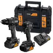 DeWalt 18v xr dcd86 dcf86 2x5ah dwxmcl sähkötyökalupakkaus