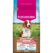 Eukanuba 2x3kg Senior Small & Medium Breed Grain Free merikala