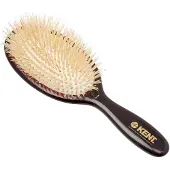 Kent Brushes Classic Shine Medium Soft White Pure Bristle Hairbrush