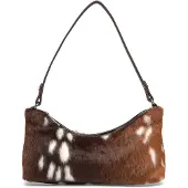Gina Tricot Hair-On Mini Bag - Brown - ONE SIZE