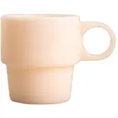 Homla PALLORA Beige lasi kahvalla, 250 ml
