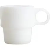 Homla PALLORA White lasi kahvalla, 250 ml