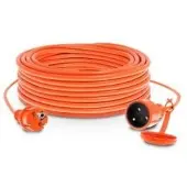 PLAST-ROL Vahva 15m jatkojohto, 3x1mm, 2300w, oranssi