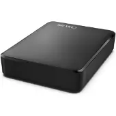 Western Digital WD Elements USB-C 4 Tt -ulkoinen HDD, grafiitinmusta