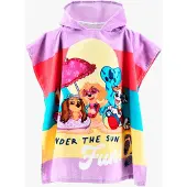 Ryhmä Hau Kylpyponcho 100% Puuvilla, Violetti