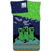 Minecraft Lasten Vuodevaatesetti Minecraft "Sssleep Tight" 140x200, 2 osaa.