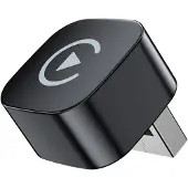 INF Langaton CarPlay Android Auto 2-in-1 Älykäs Autoliitäntärasia Black