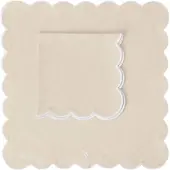 Von Norten - Grace Scallop Lautasliina 45 cm 2 kpl Santorini