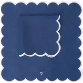 Von Norten - Grace Scallop Lautasliina 45 cm 2 kpl Riviera