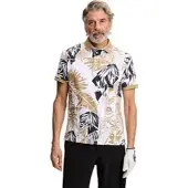 J.lindeberg Tour Tech Print Polo - White - L
