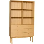 Hubsch Read Kaappi Luonnollinen - Kaapit ja vitriinit Tammi Natural - 882118