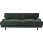 Gubi Flaneur 2-seater Sofa - 2-istuttavat sohvat Polyuretaani-vaahto Asator - 10153942