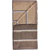 Zone saunapyyhe Taupe-camel-sky blue, 50x100 cm