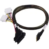 Microchip technology 2305200-R Serial Attached SCSI (SAS) cable 0.8 m Black, Multicolour (2305200-R)