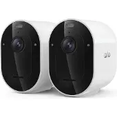 Arlo Pro VMC4270P IP Kamera 2er Set, IP-turvakamera, Ulkona, Langallinen & langaton, 7,5 m, Amazon Alexa & Google Assistant, Auto (VMC4270P-100EUS)